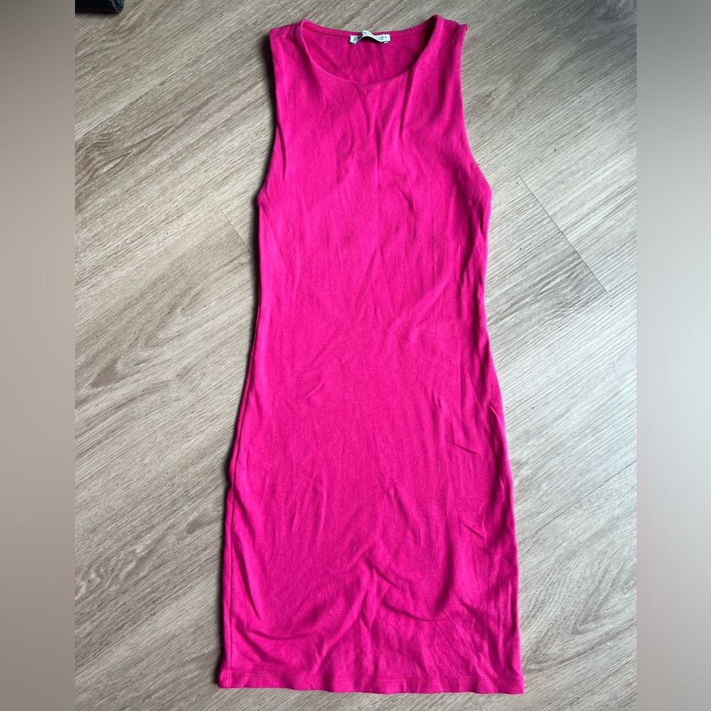 Zara pink bodycon dress